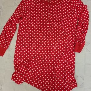 Kate Spade Brushed Jersey XL night top